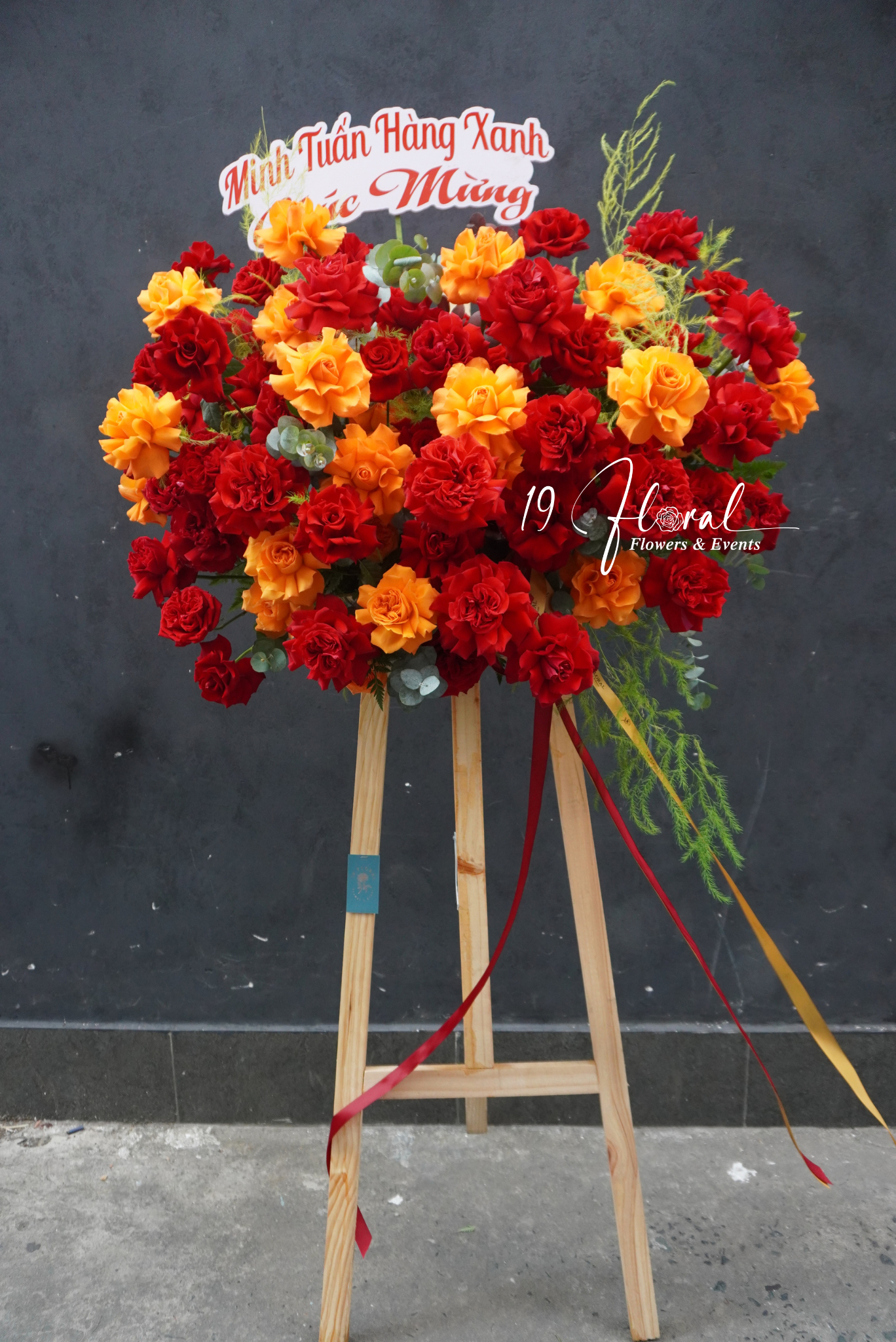 Kệ Hoa Chúc Mừng Khai vận hanh thông