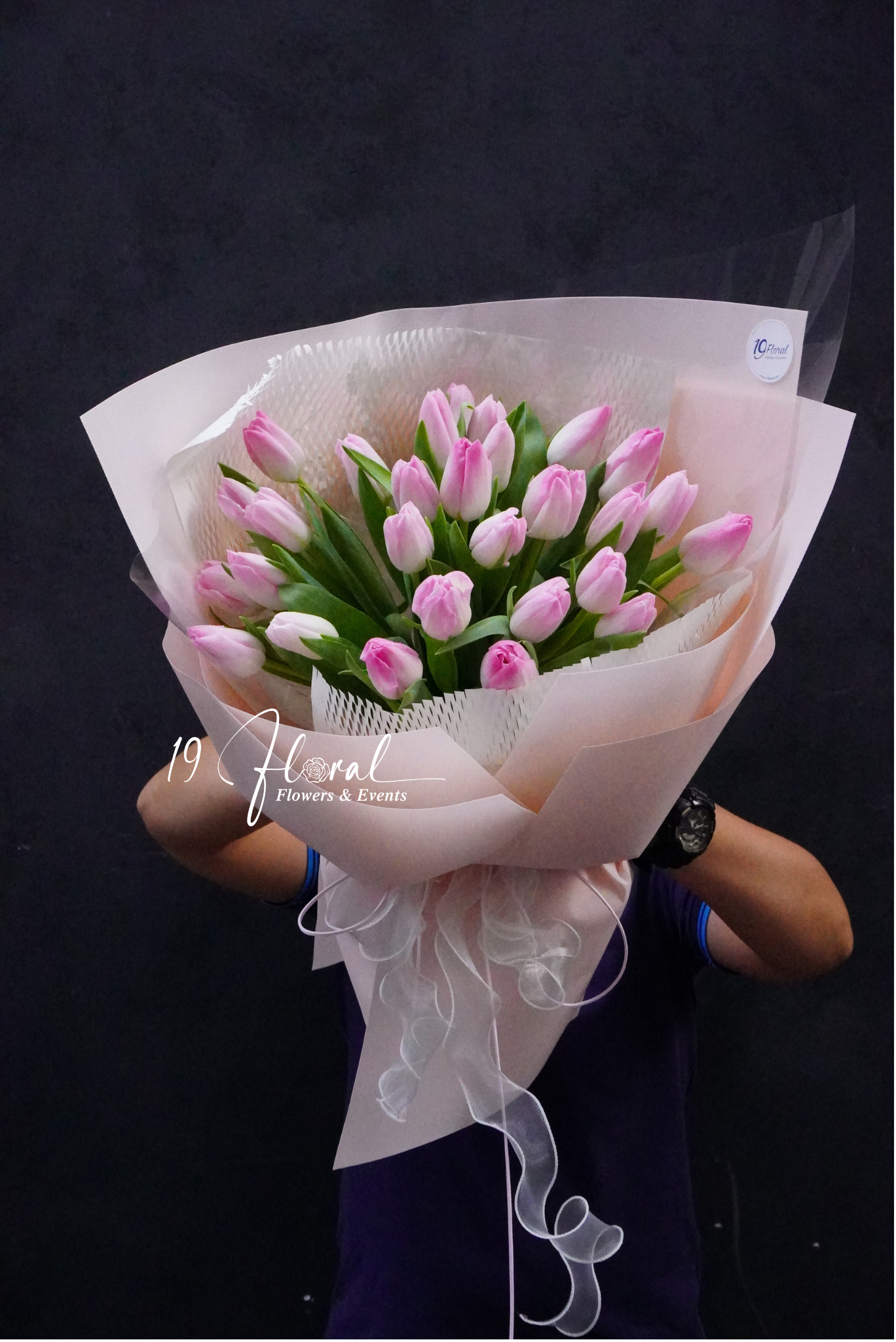 Bó tulip Élégance Floral