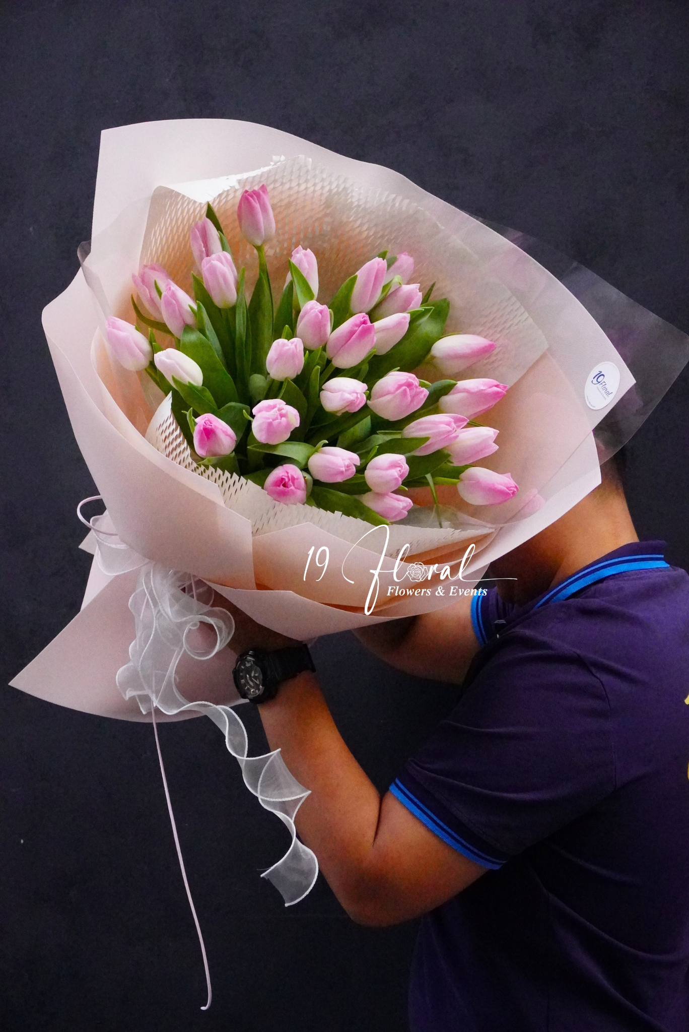 Bó tulip Élégance Floral