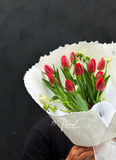 Bó hoa tulip Burning Up