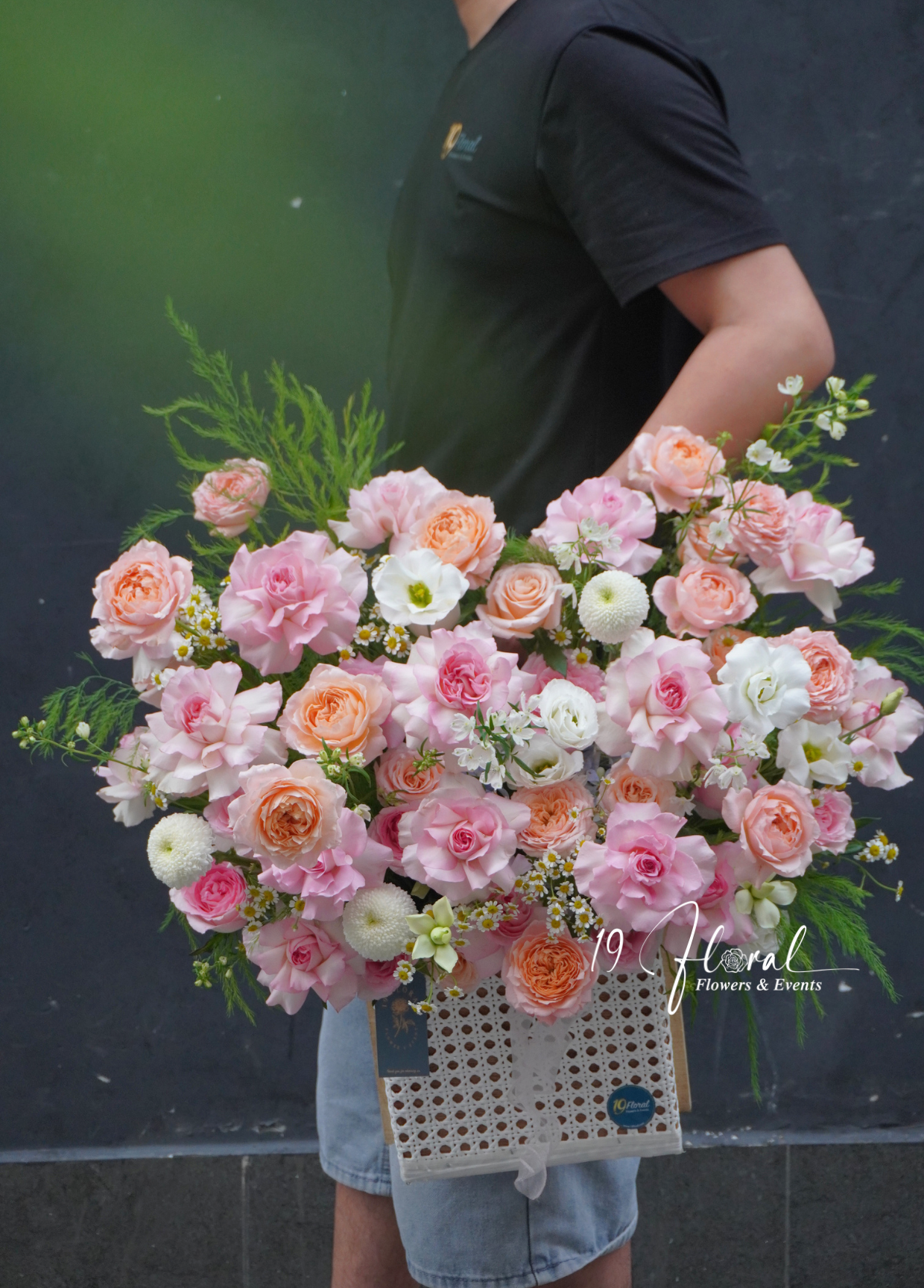 Giỏ hoa Halo Fleur