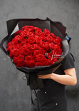 Bó hoa hồng chùm đỏ - Velvet Rose