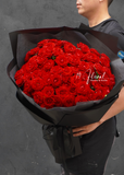 Bó hoa hồng chùm đỏ - Velvet Rose