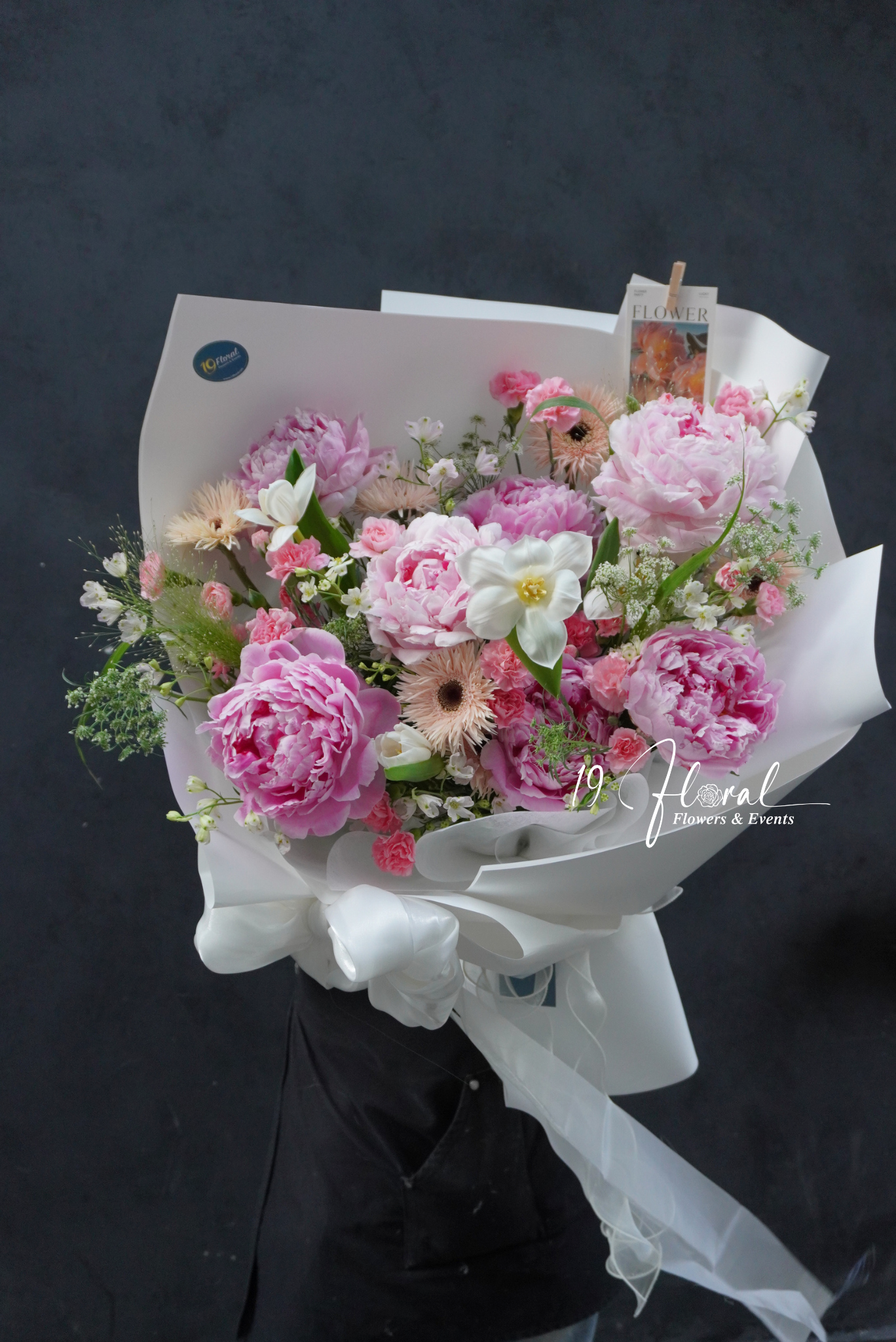 Bó hoa peony - Whisper of Love