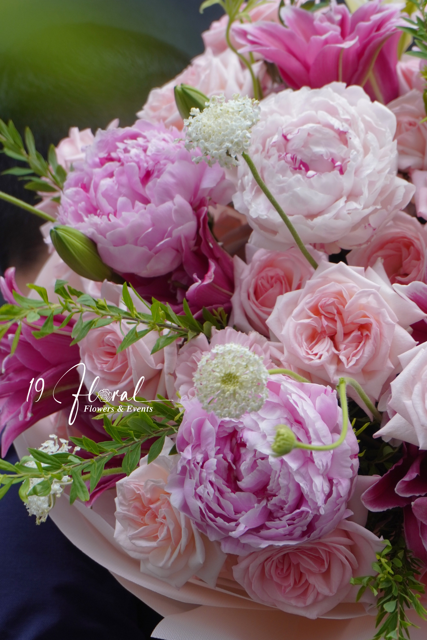 Bó hoa Peony - Élégance