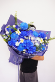 Bó hoa hồng xanh blue - Luxury Bloom