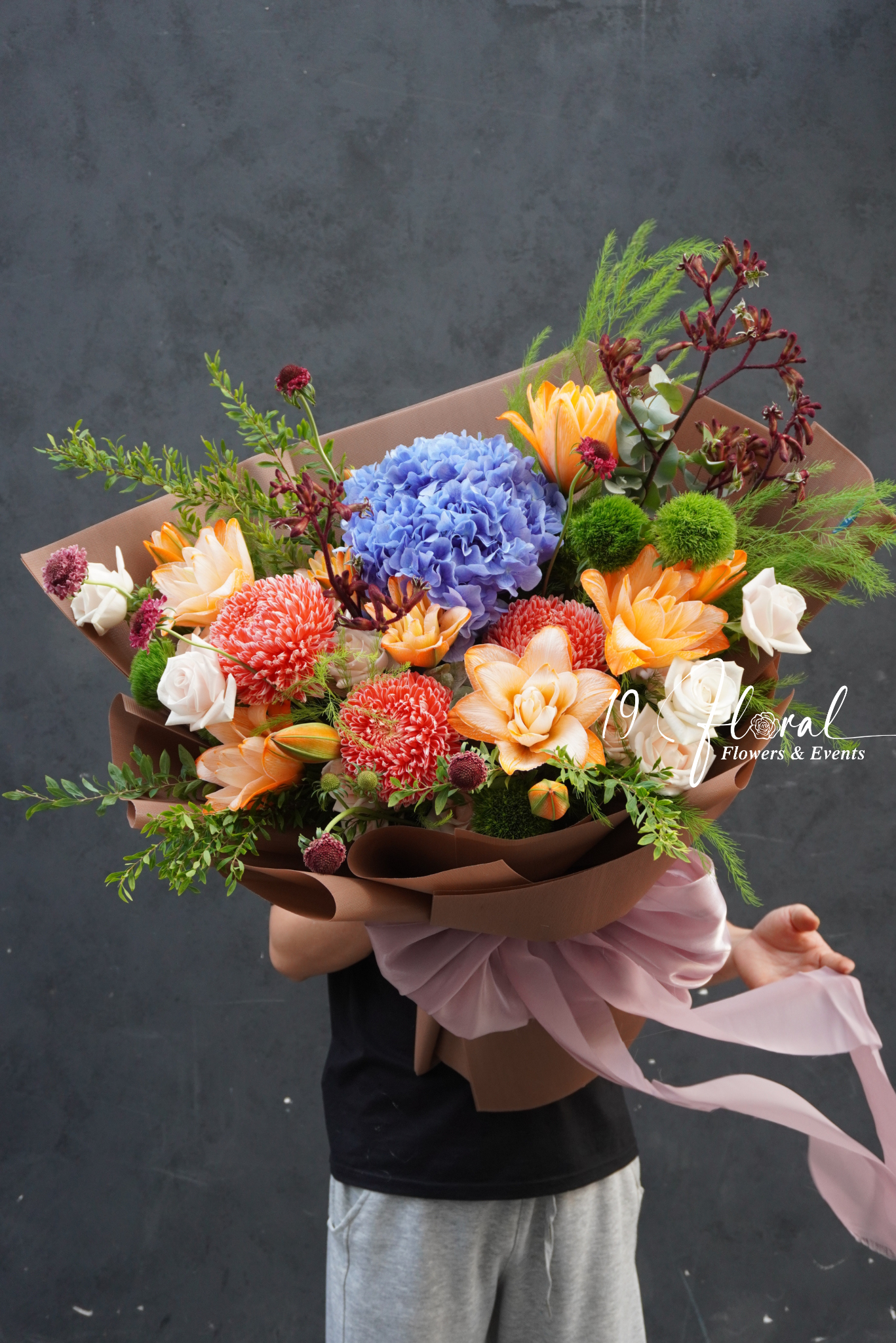 Bó hoa garden mix - Peachy Love 2