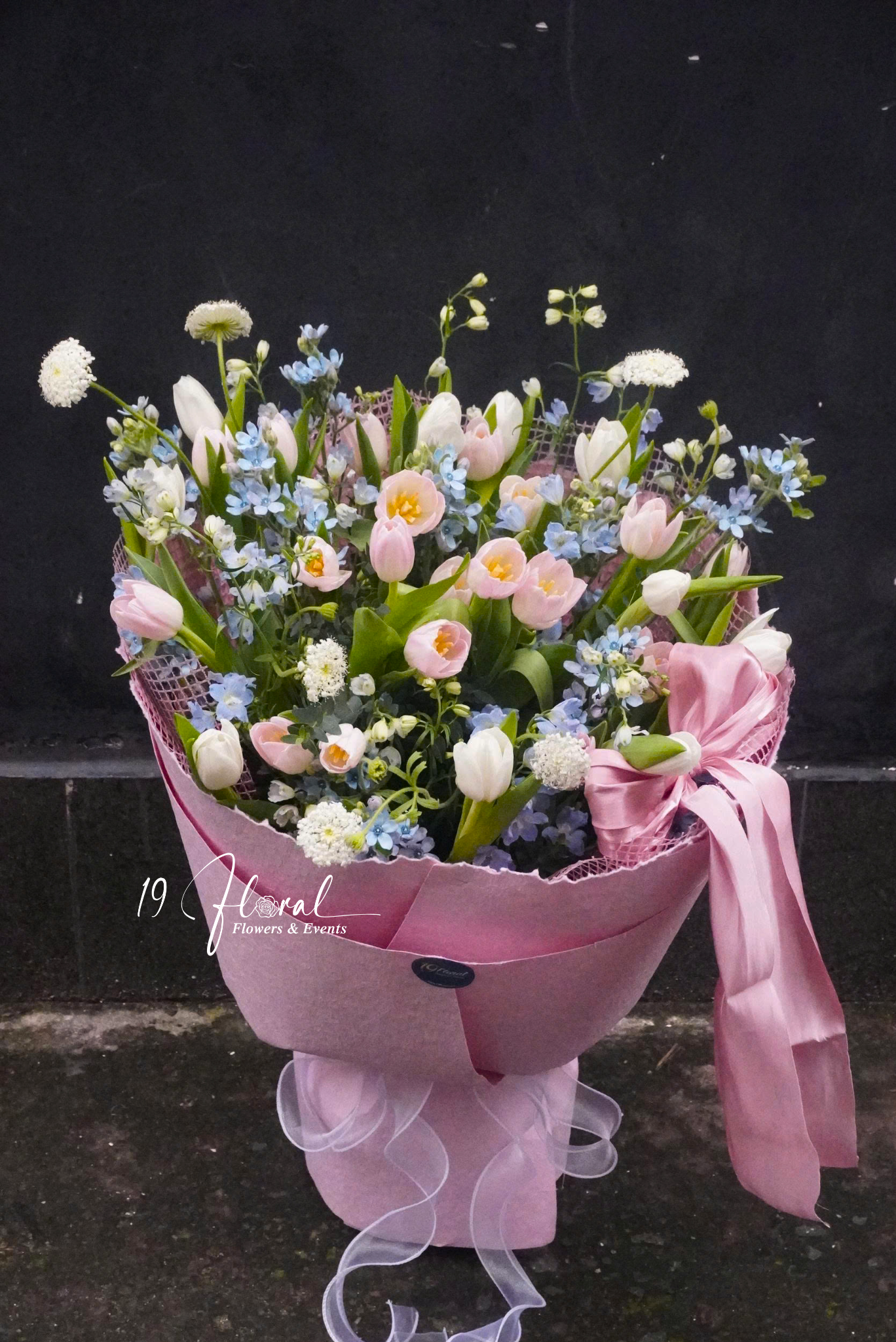 Bó hoa Tulip - Blooming Pearl