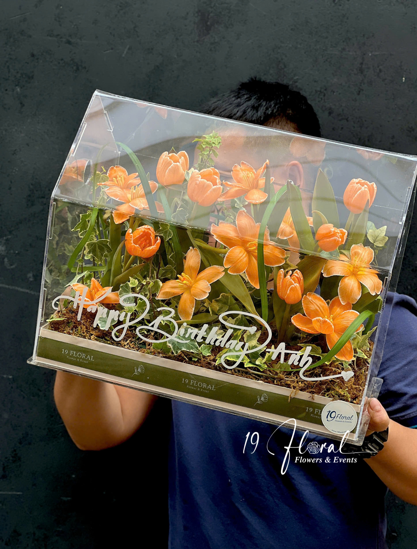 Hộp mica tulip - Fleur de Lune