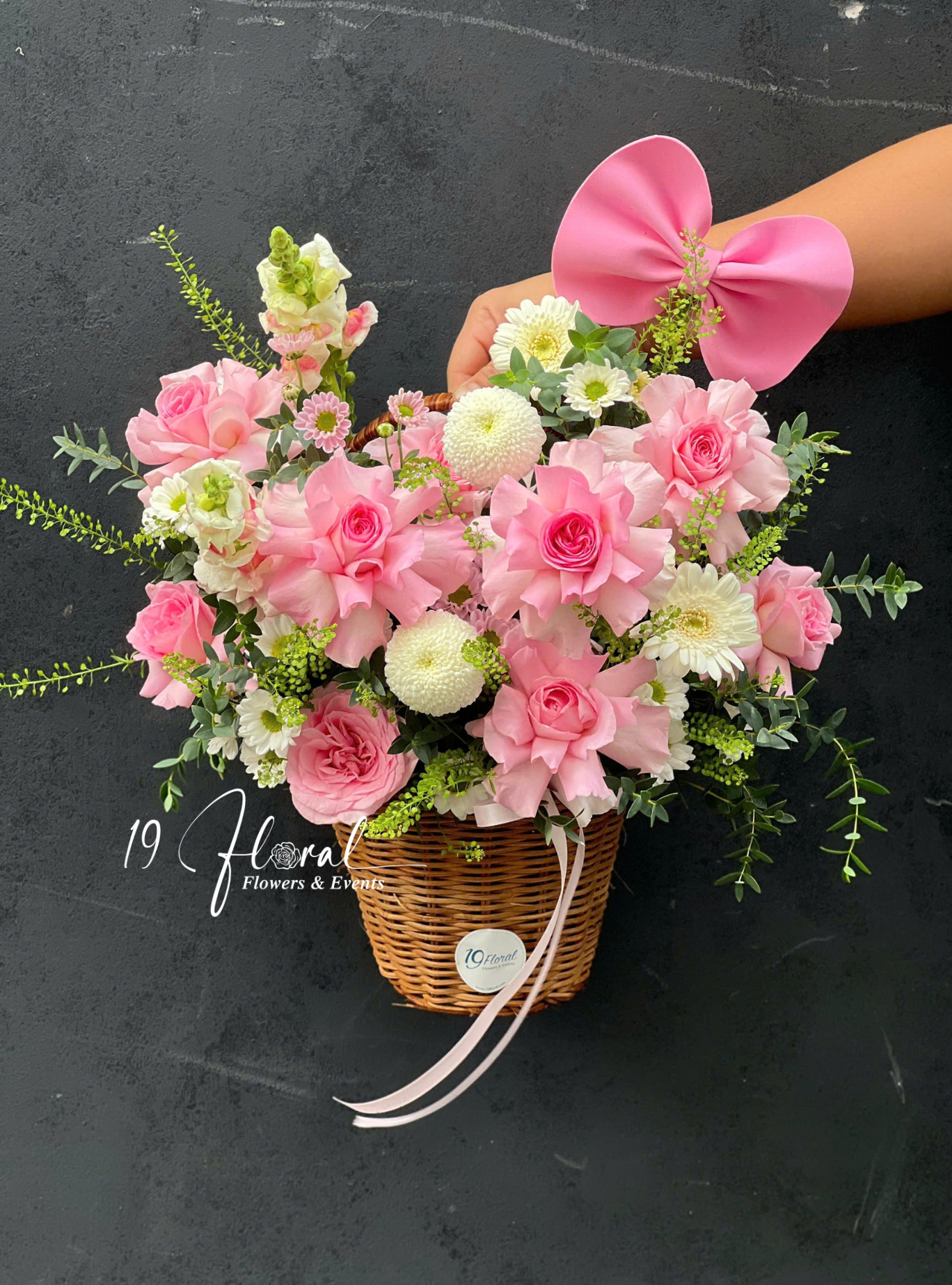 Giỏ hoa mini: Rose Poetry