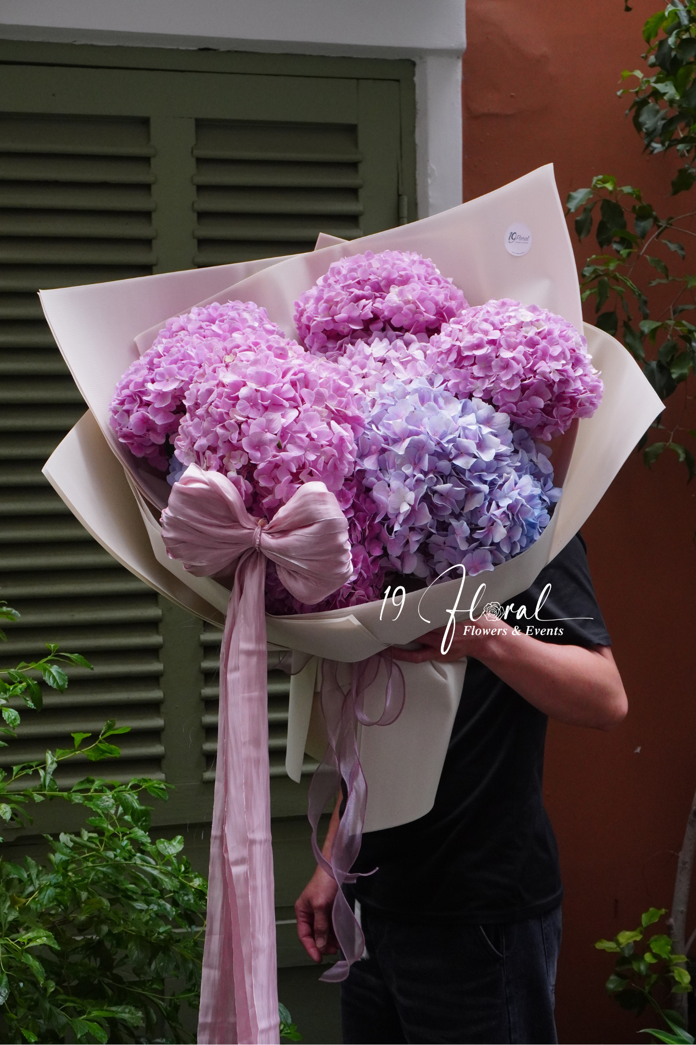 Bó hoa tú cầu TQ - Dream Pastel