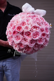 Bó hoa que kem Blush Bloom
