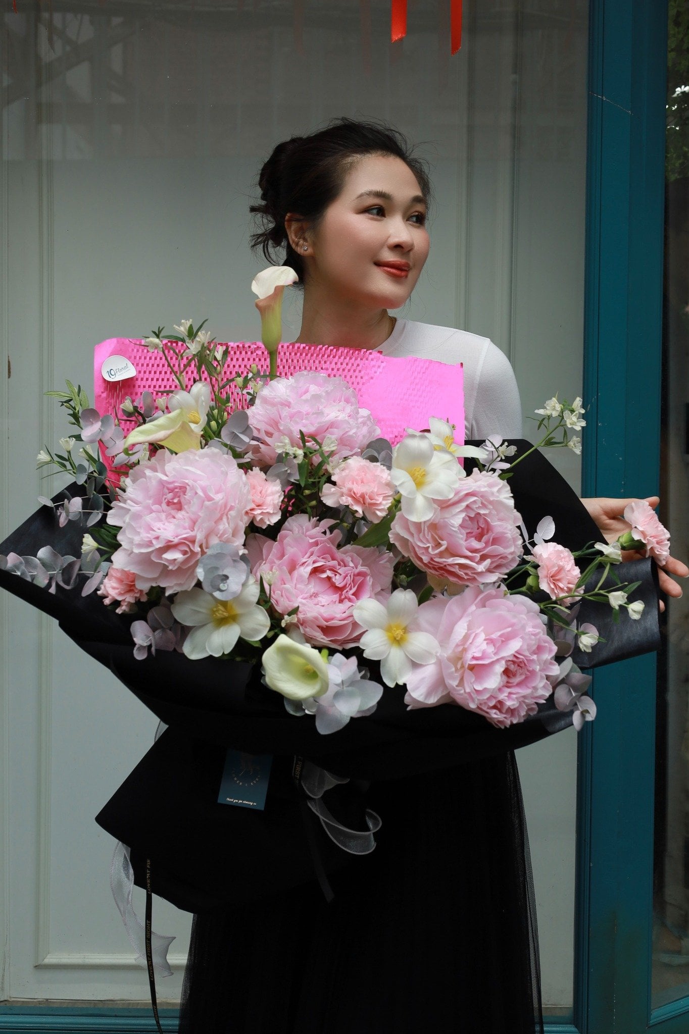 Bó Hoa Peony mix
