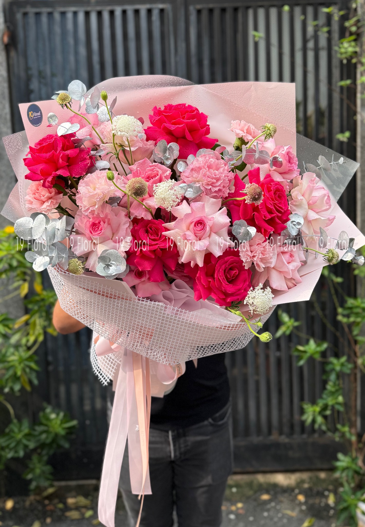 Bó Hoa Rosé Romance