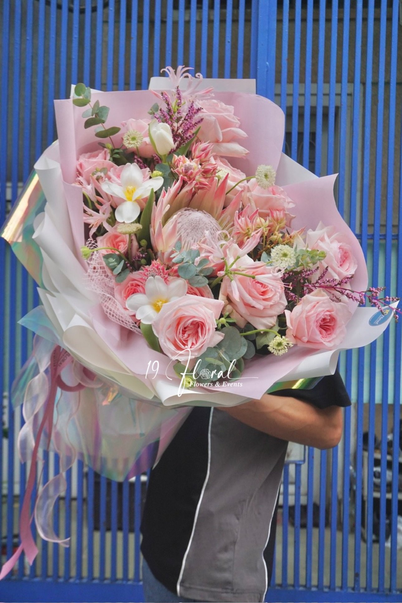 Bó Hoa Serene Blush