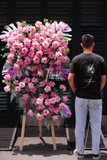 Kệ Hoa Chúc Mừng Pink Dream