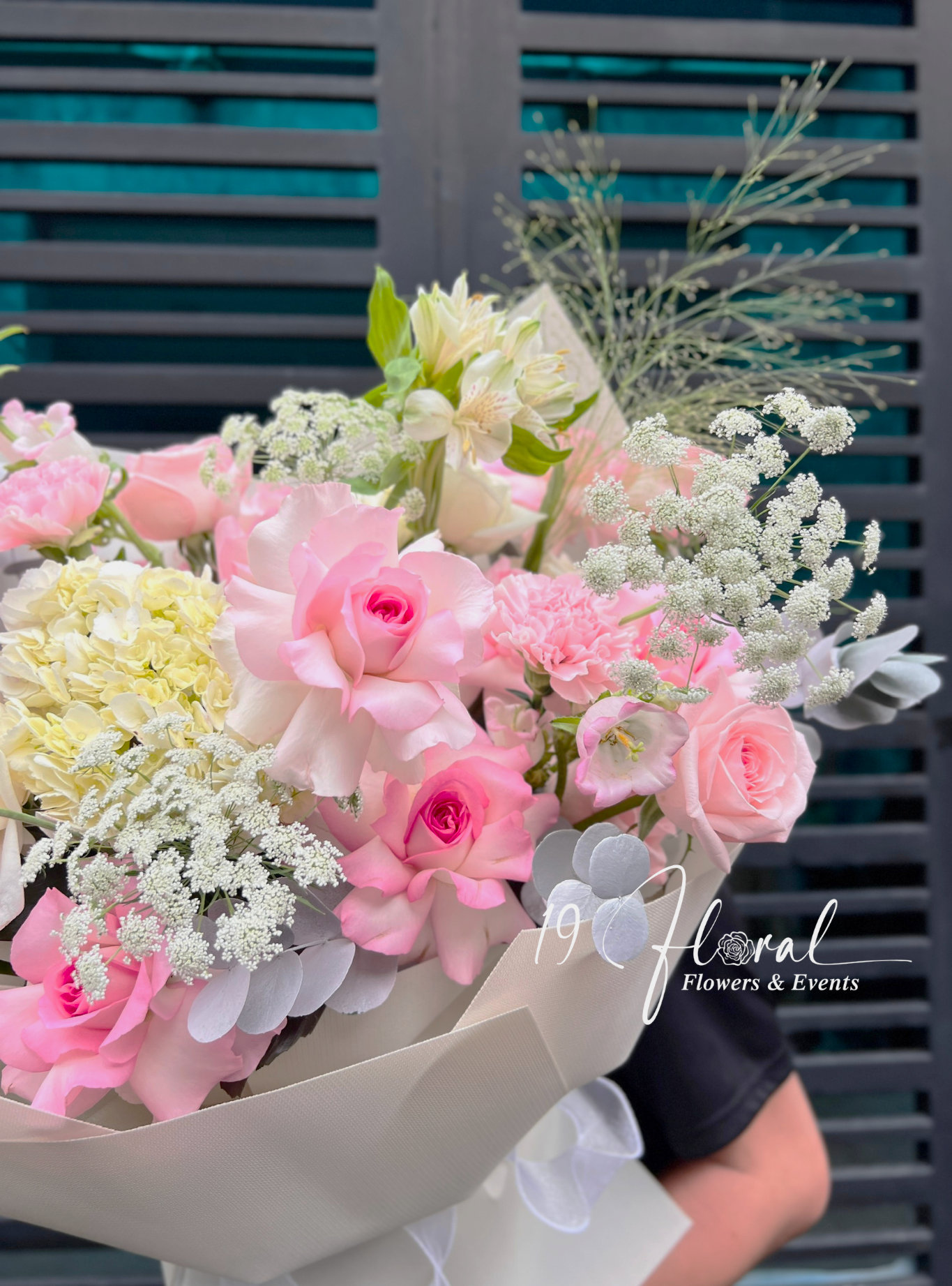 Bó hoa Baby Pink 2