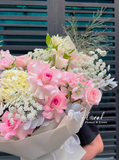 Bó hoa Baby Pink 2