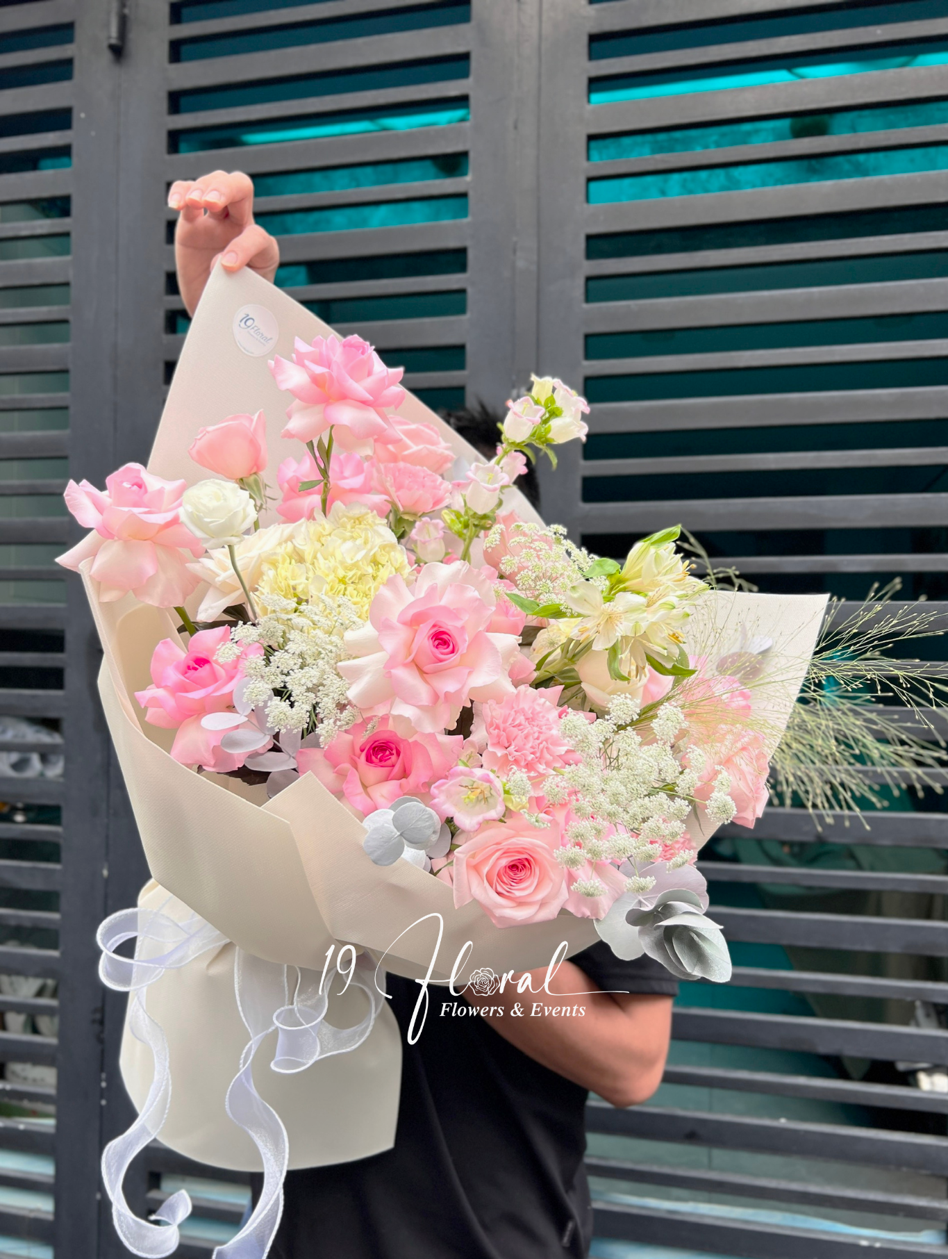 Bó hoa Baby Pink 2