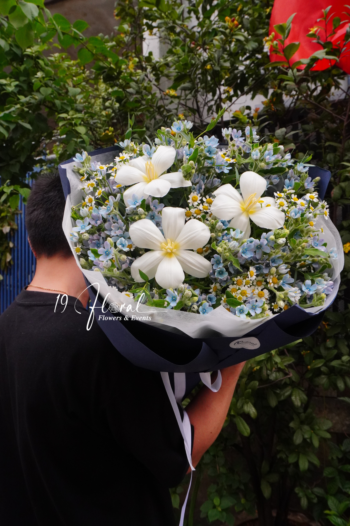 Bó hoa Lam Tinh x Tulip