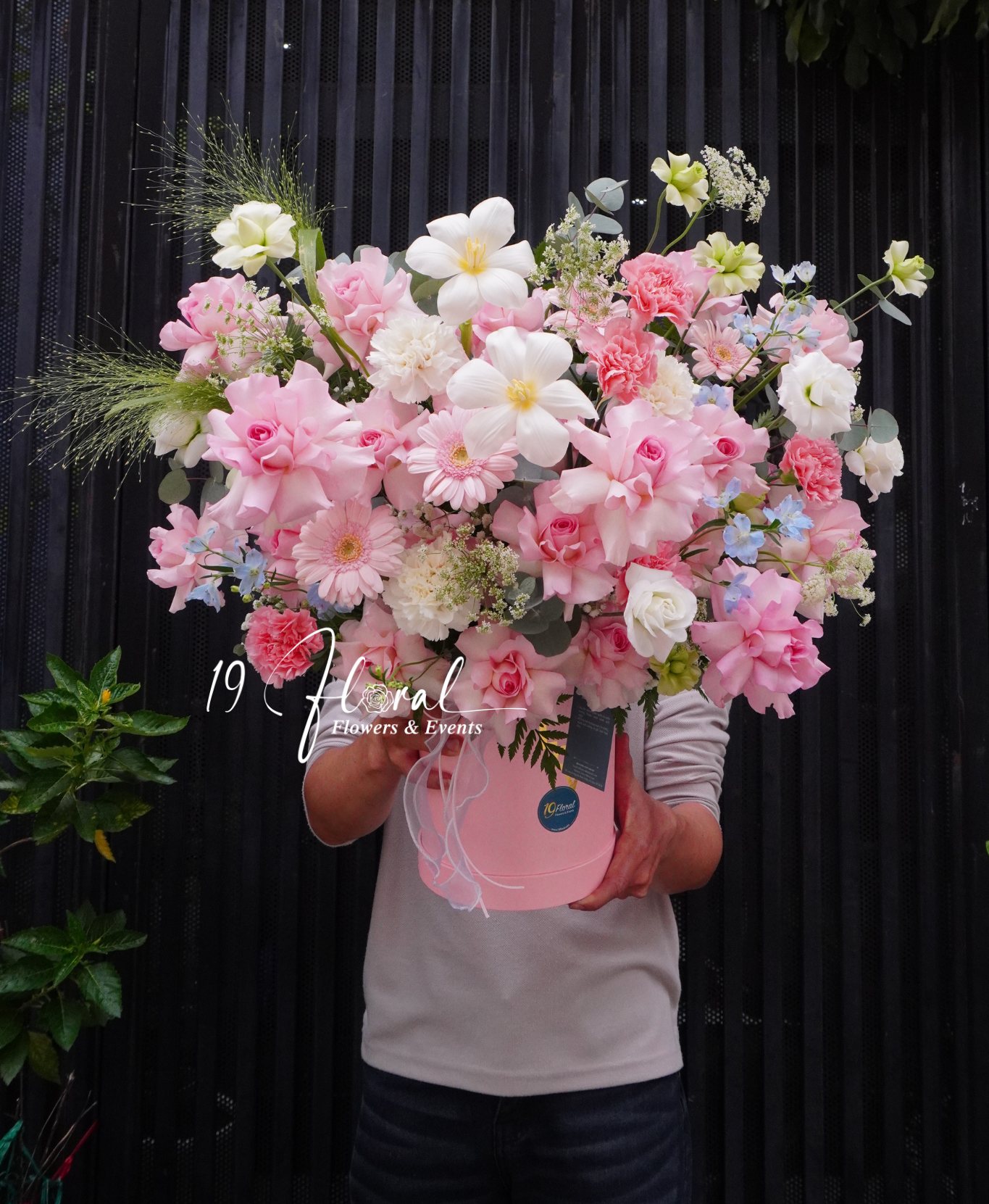 Hộp hoa tone hồng - Celestia