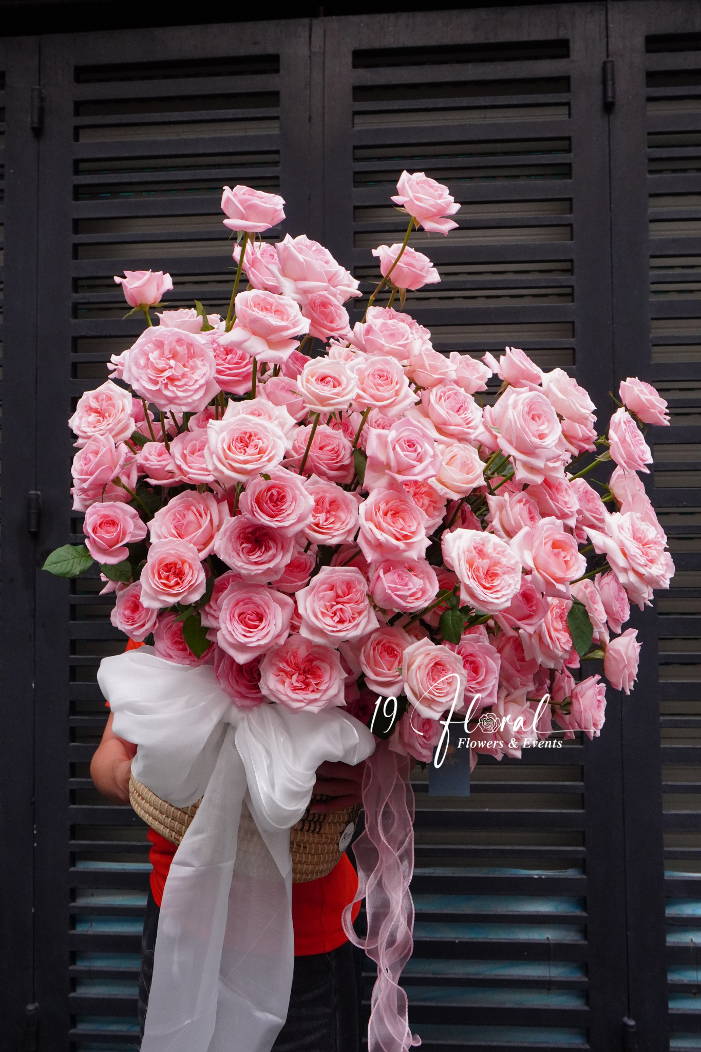 Giỏ hoa Pink Ohara Bloom