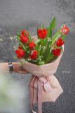 Bó hoa tulip Red Love