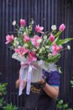 Chậu hoa tulip Pink Pink
