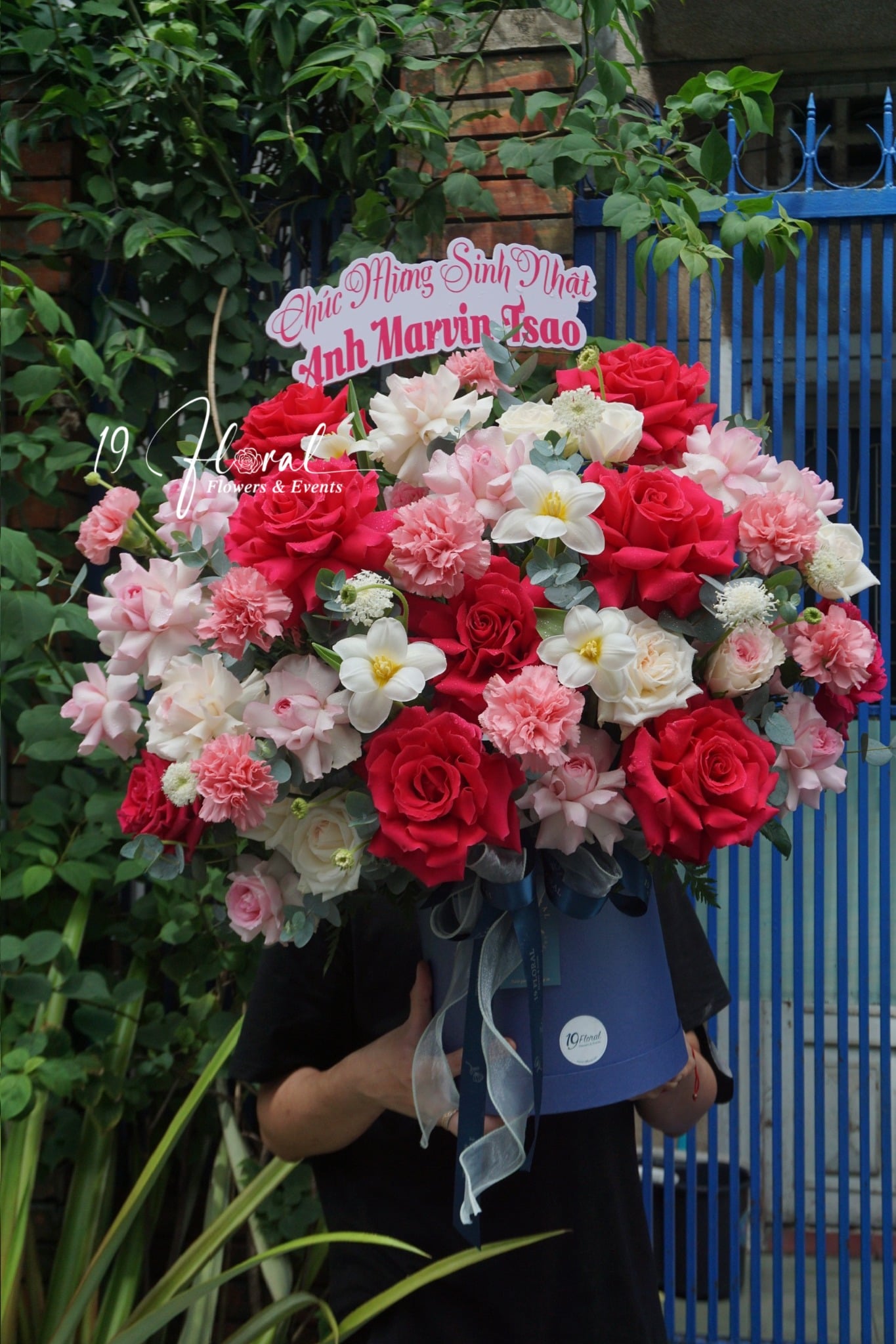 Hộp Hoa Whispering Pink