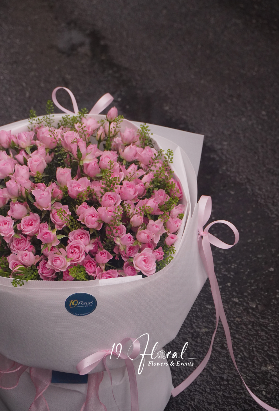 Bó hoa hồng chùm Rosy Whisper