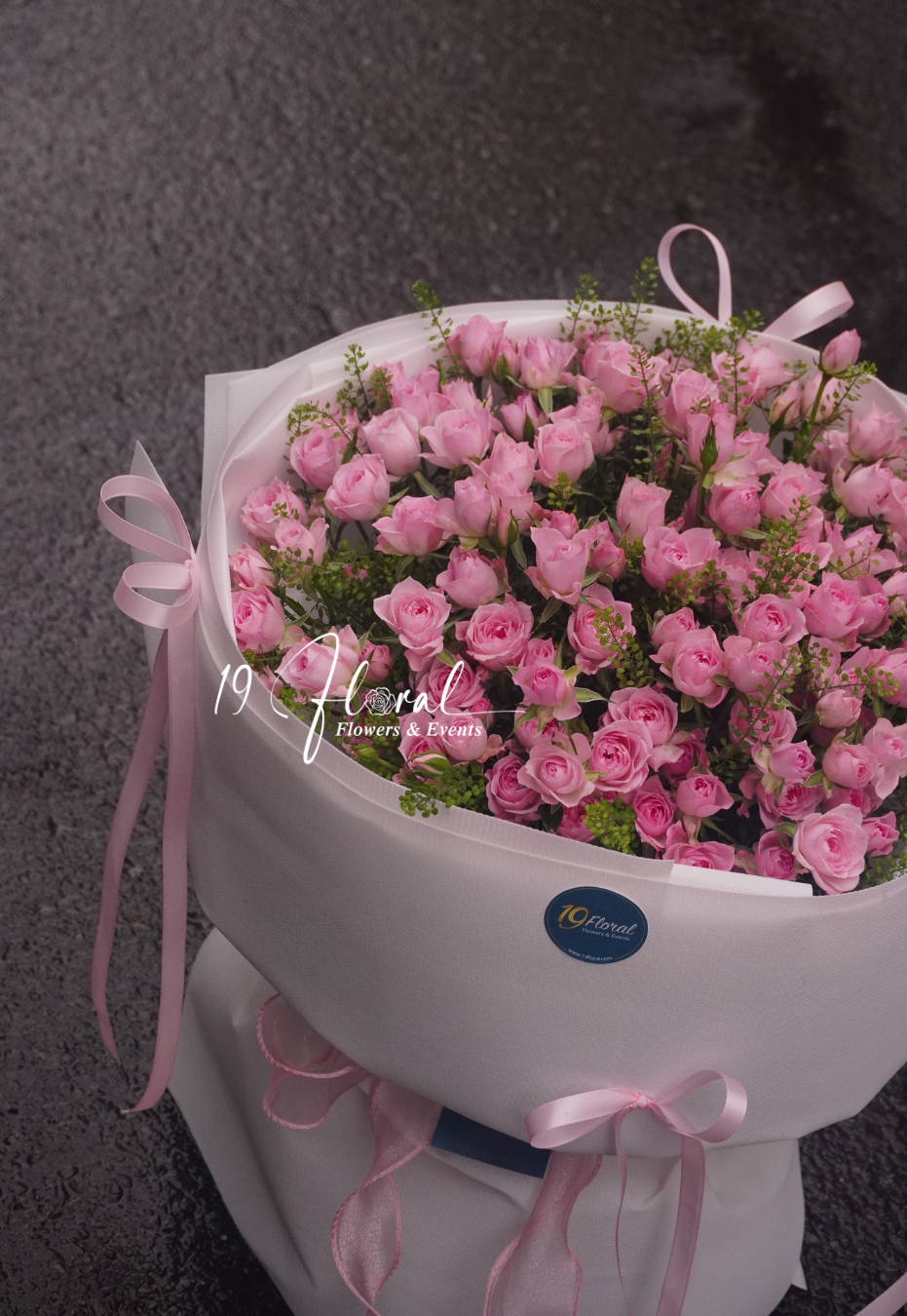Bó hoa hồng chùm Rosy Whisper