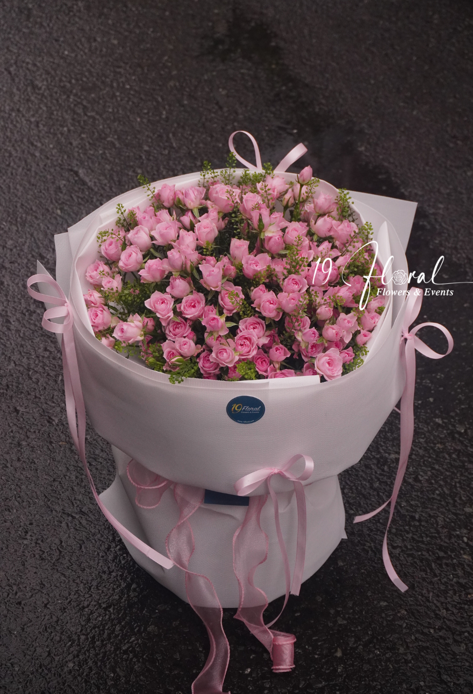 Bó hoa hồng chùm Rosy Whisper