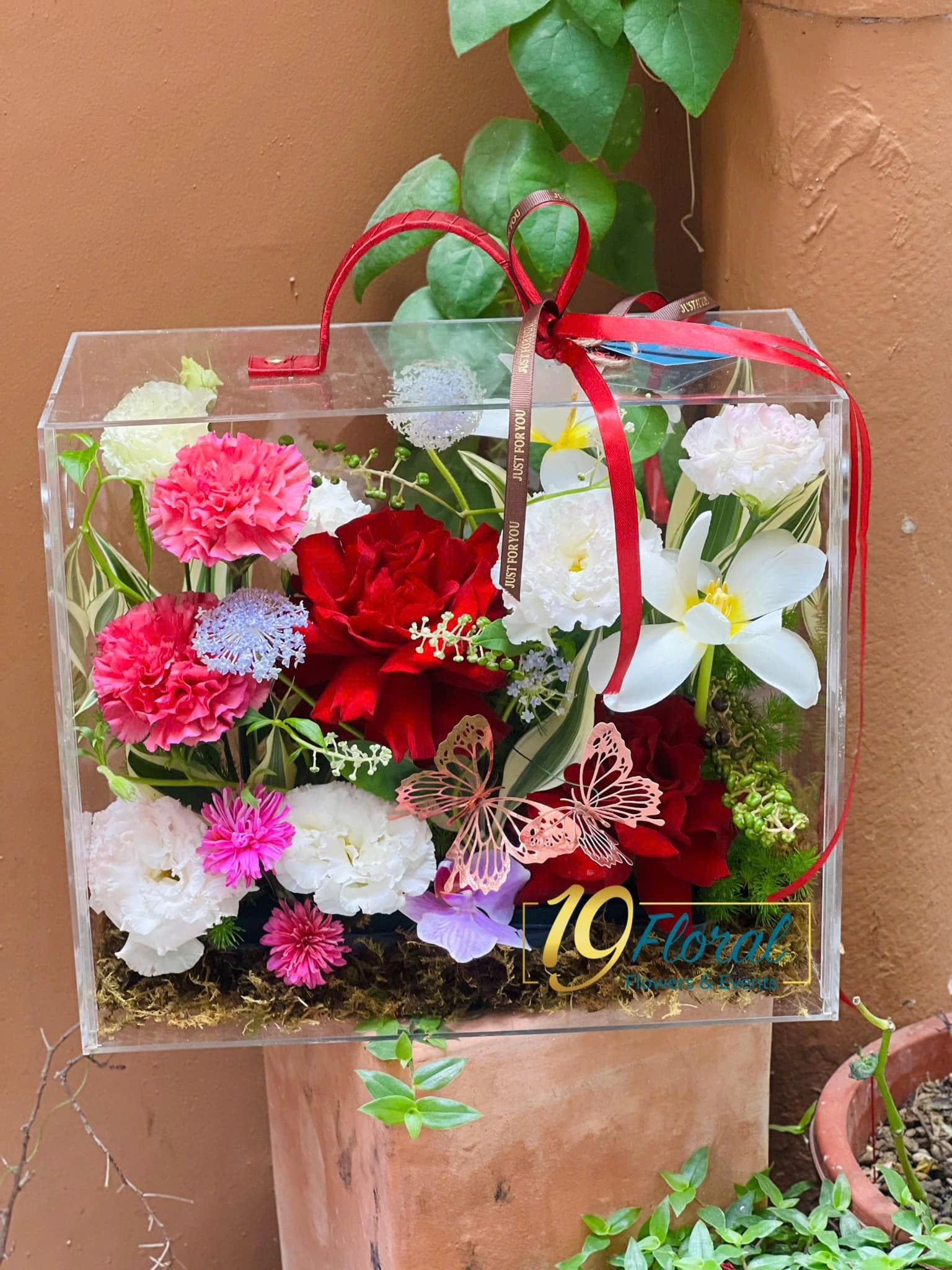 Hộp Hoa Mica - Mustard Move