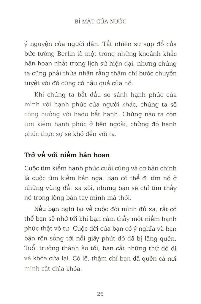 Bí Mật Của Nước