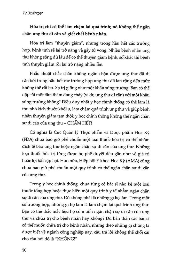 Ung Thư Sự Thật Hư Cấu