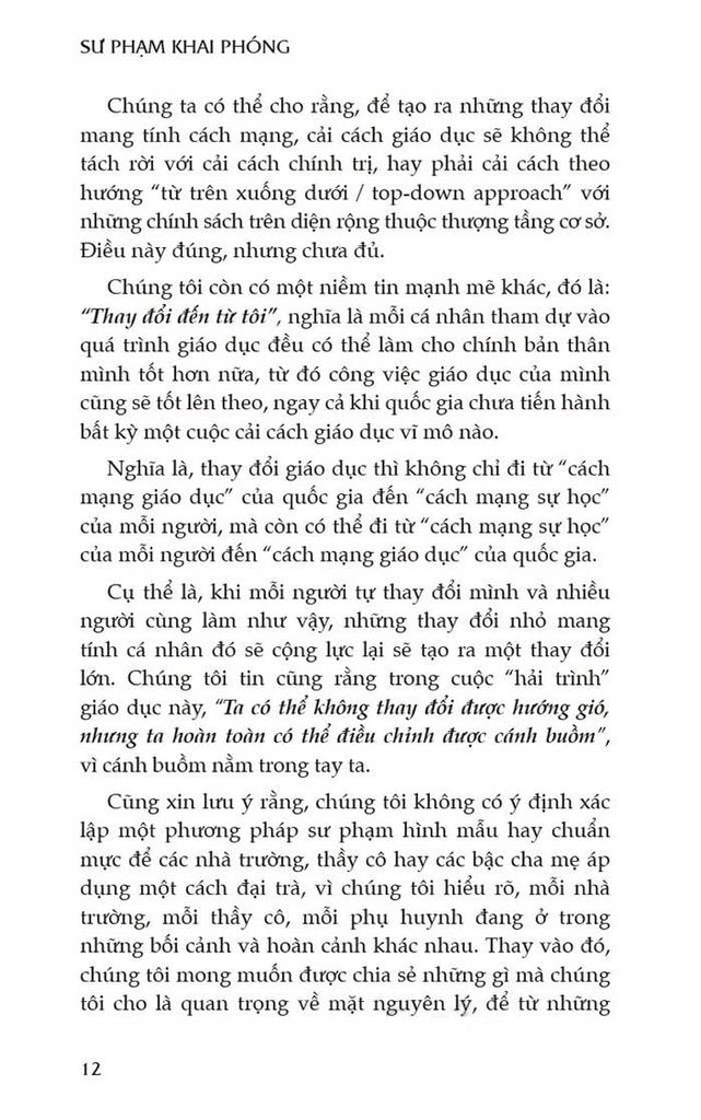 Sư Phạm Khai Phóng - Thế giới, Việt Nam và tôi