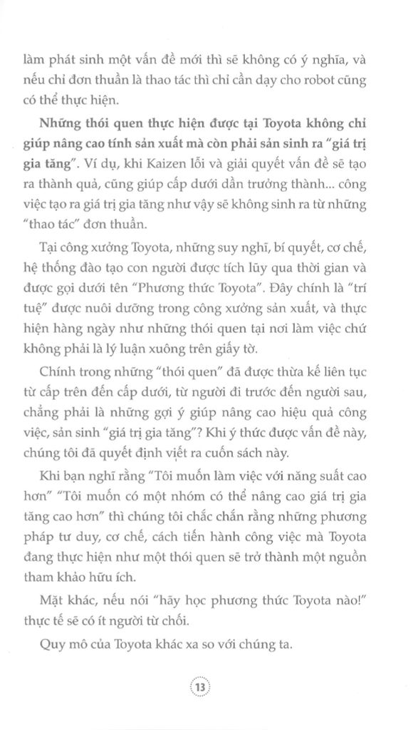 Thói Quen Của Toyota - Nghệ Thuật Nâng Cao Năng Suất Công Việc