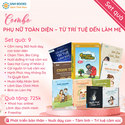 Set quà 9: Phụ nữ toàn diện-Từ trí tuệ đến làm mẹ