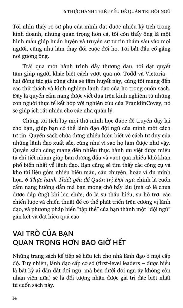 6 Thực Hành Thiết Yếu Để Quản Trị Đội Ngũ