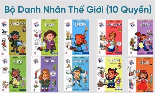 Bộ Sách Danh Nhân Thế Giới (10 quyển)