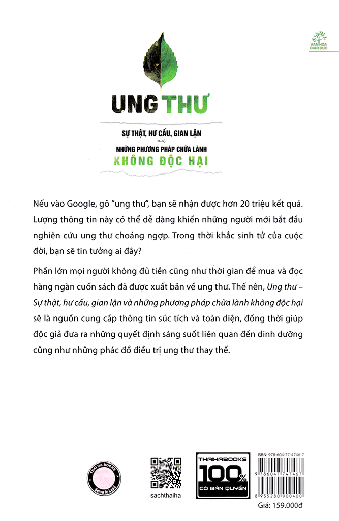Ung Thư Sự Thật Hư Cấu