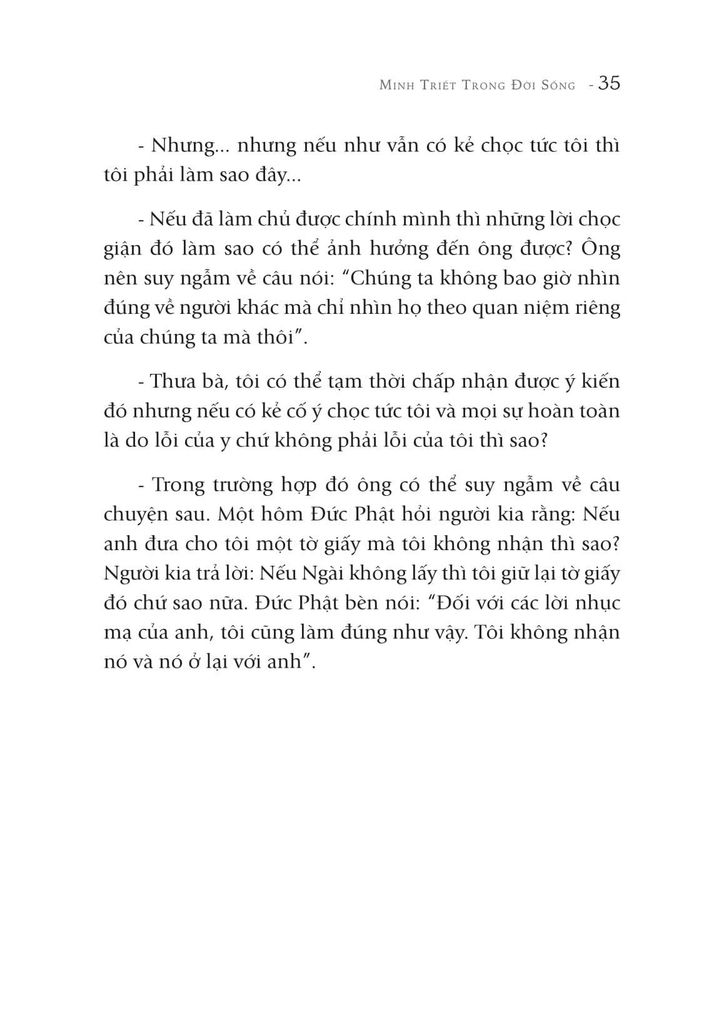 Minh Triết Trong Đời Sống