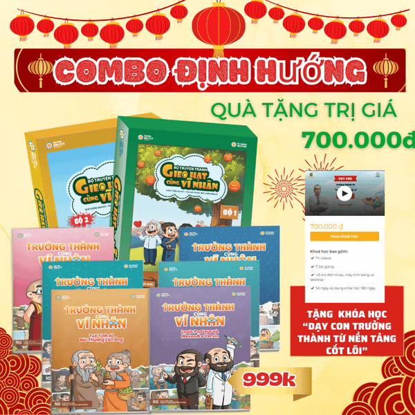 Combo định hướng - gieo hạt + trưởng thành cùng vĩ nhân