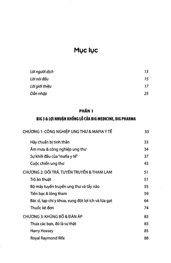 Ung Thư Sự Thật Hư Cấu