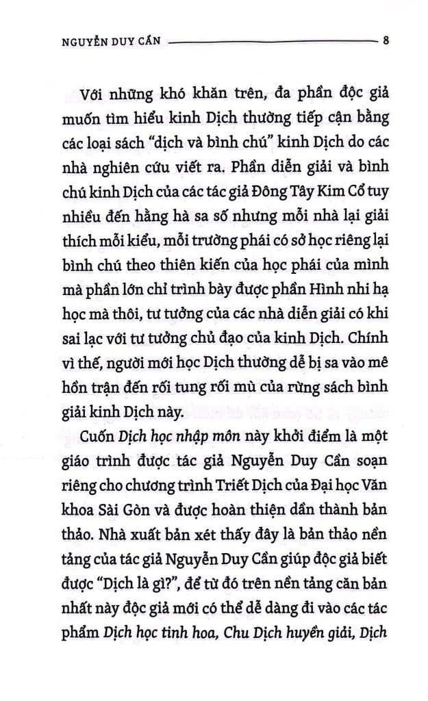 Dịch Học Nhập Môn- TS Thu Giang