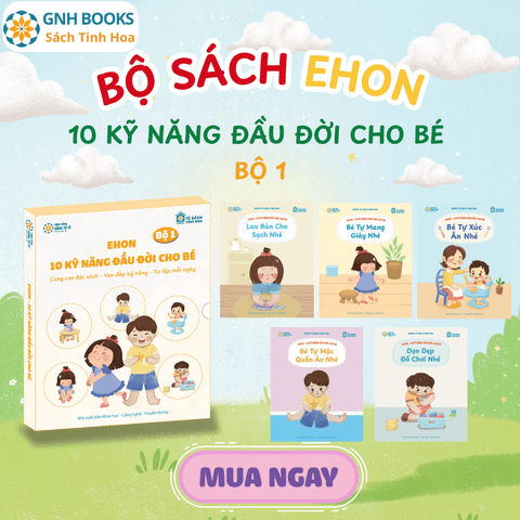 Bộ Sách Ehon 10 Kỹ Năng Đầu Đời Cho Bé - Bộ 1 (5 cuốn)