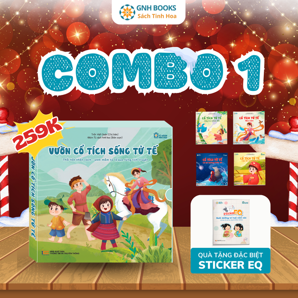 Combo Vườn Cổ Tích Sống Tử Tế Tặng Sticker EQ