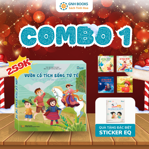 Combo Vườn Cổ Tích Sống Tử Tế Tặng Sticker EQ