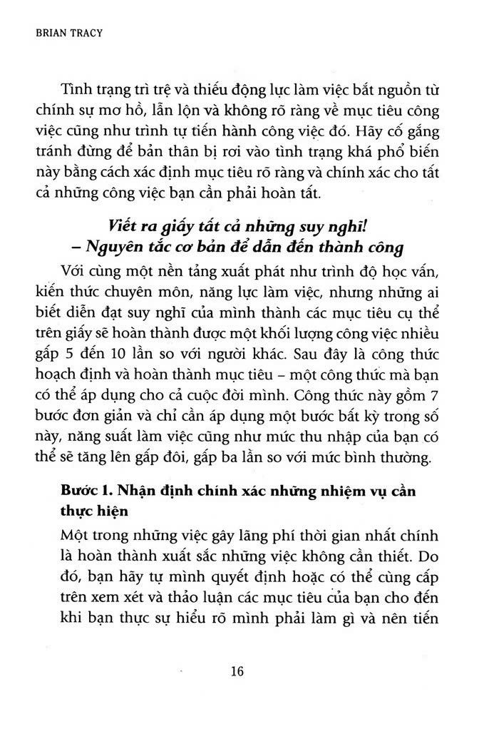Để Hiệu Quả Trong Công Việc