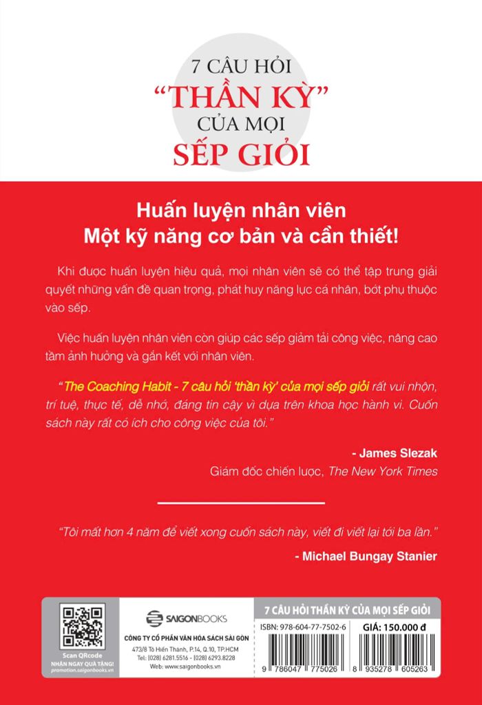 7 Câu Hỏi Thần Kỳ Của Mọi Sếp - Stanier